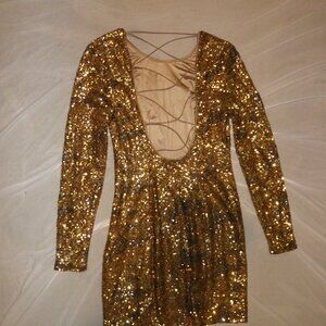 Guess sequin bodycon dress
